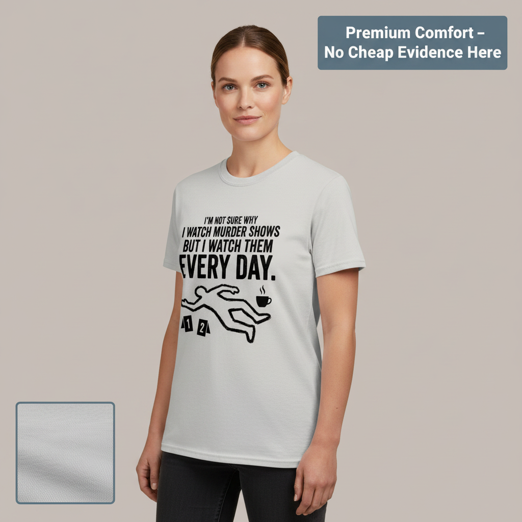 Murder Show Addict Every Day T-Shirt__benefit