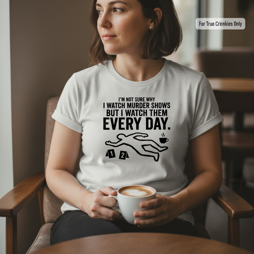 Murder Show Addict Every Day T-Shirt__lifestyle