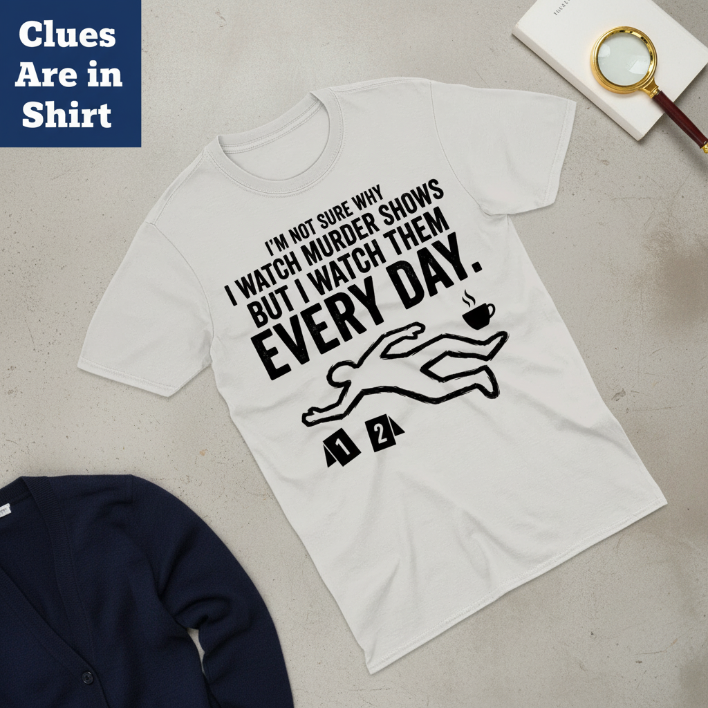 Murder Show Addict Every Day T-Shirt__pair