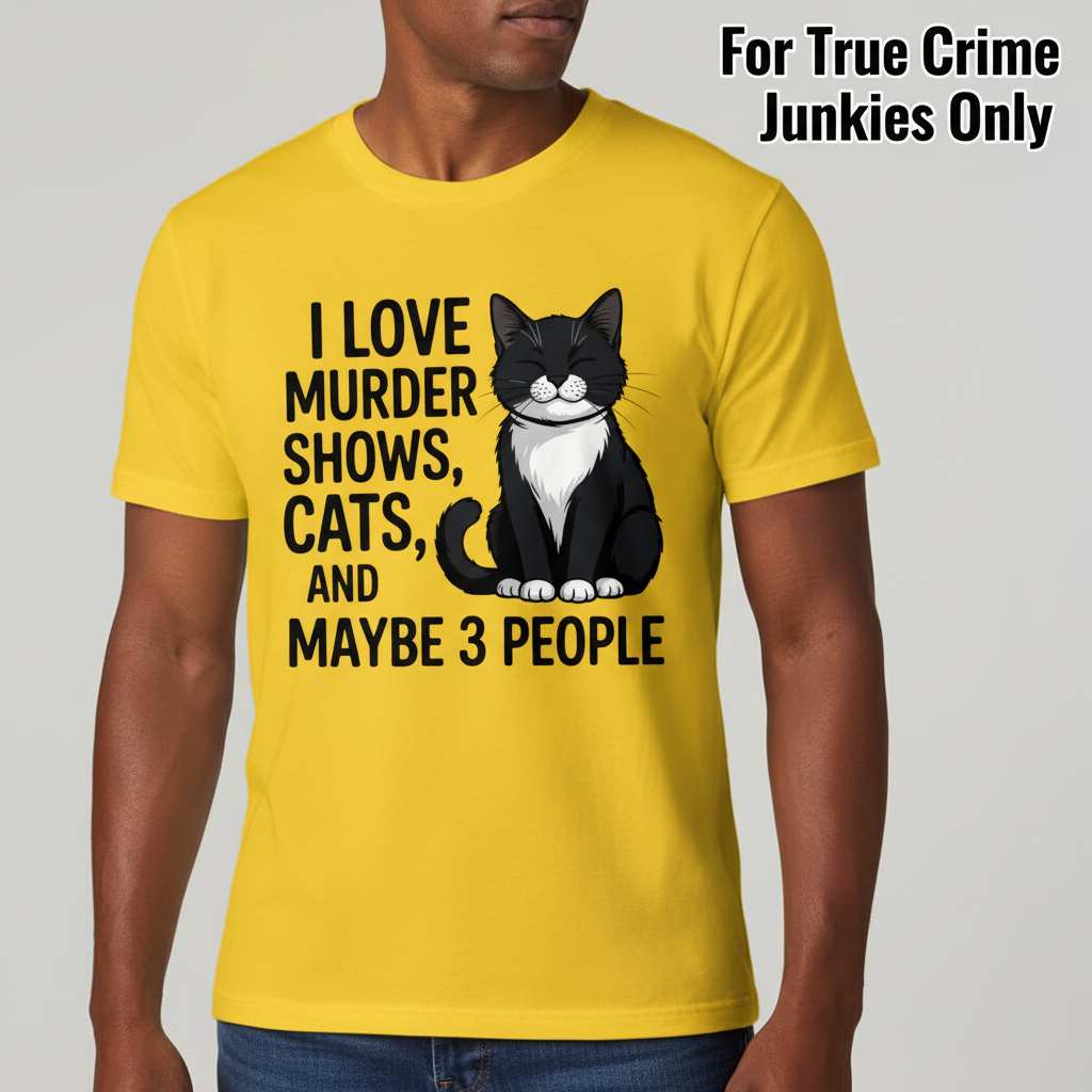Murder Shows & Cat Attitude T-Shirt__hero