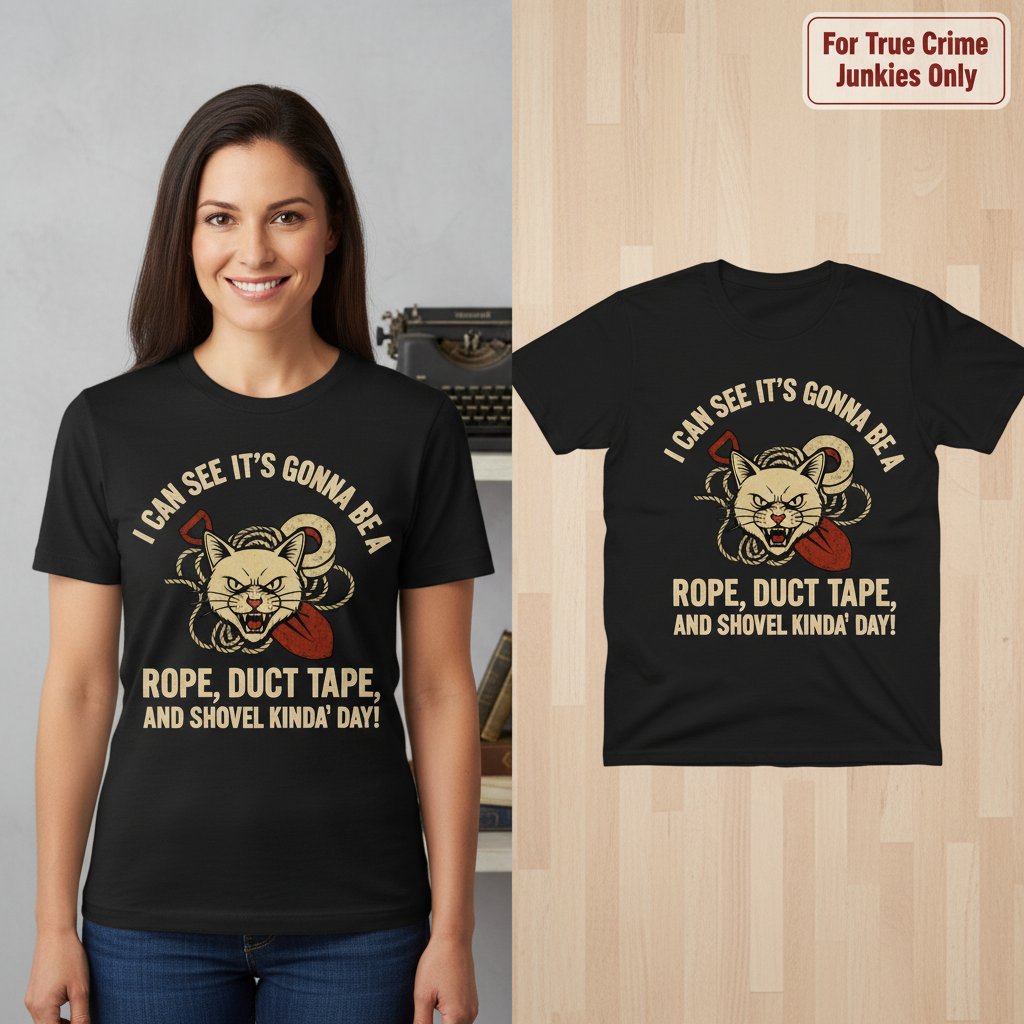 Rope, Duct Tape & Shovel T-Shirt_model_flat