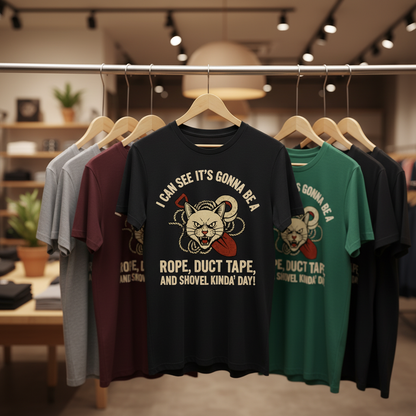 Rope, Duct Tape & Shovel T-Shirt_boutique_rack
