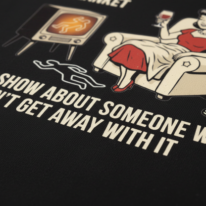 Perfect True Crime Evening T-Shirt__detail