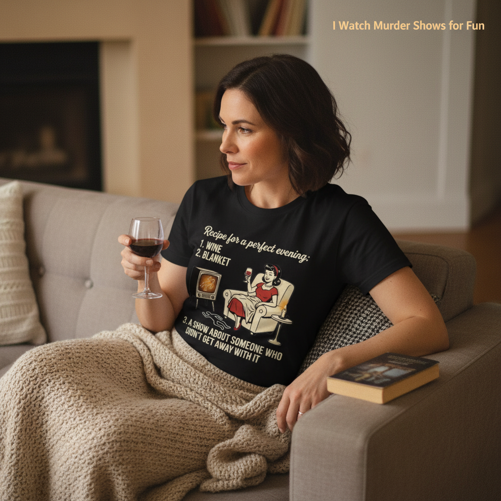 Perfect True Crime Evening T-Shirt__use