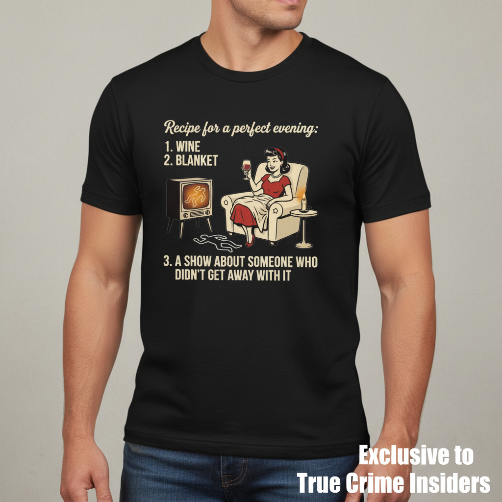 Perfect True Crime Evening T-Shirt__space