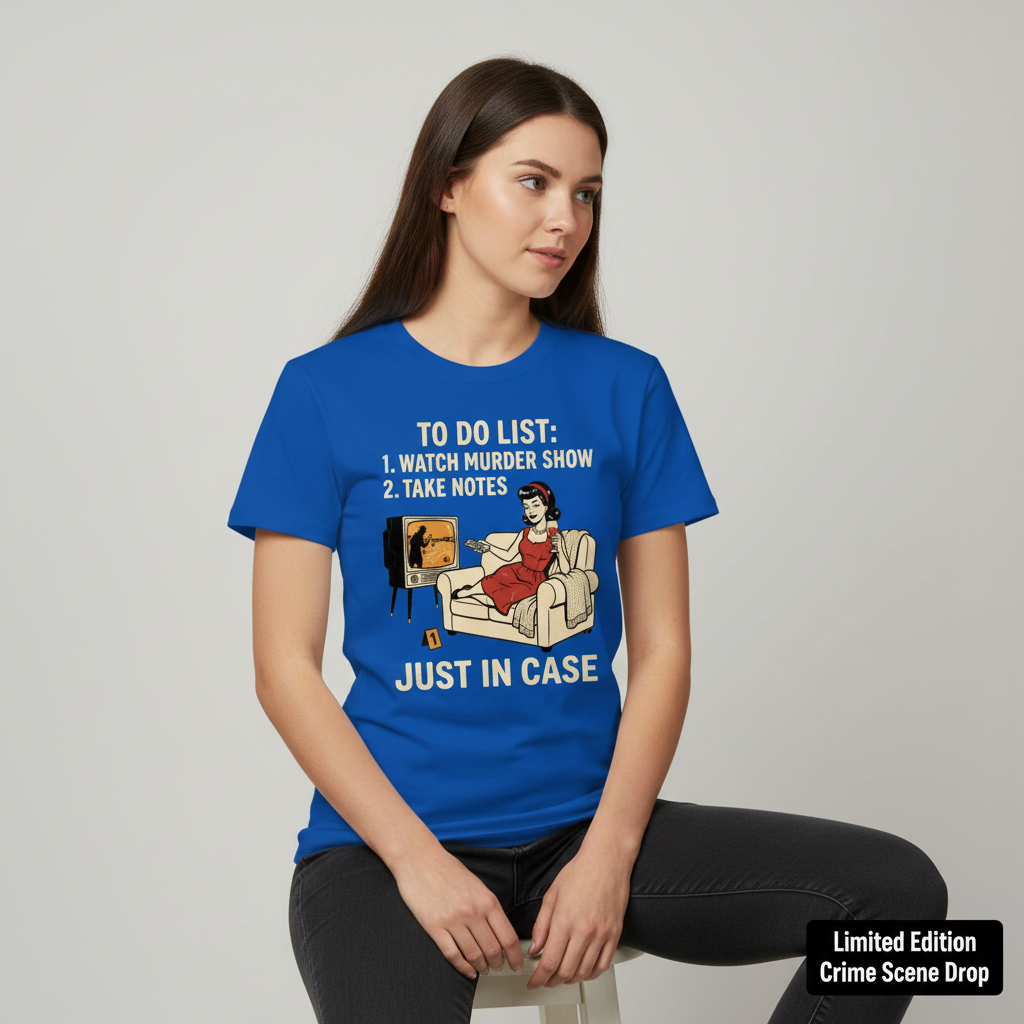 Just In Case Murder Show To-Do List T-Shirt__space