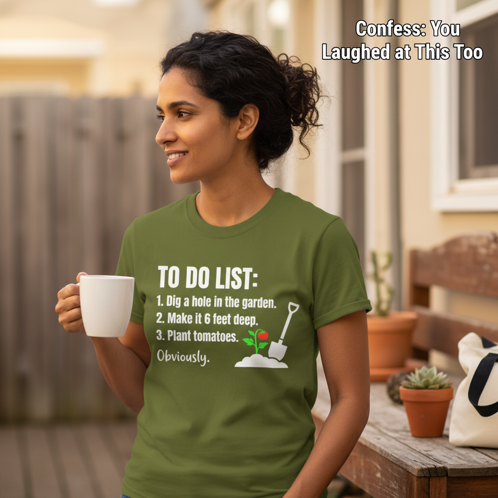 Funny Garden To‑Do List T-Shirt__lifestyle