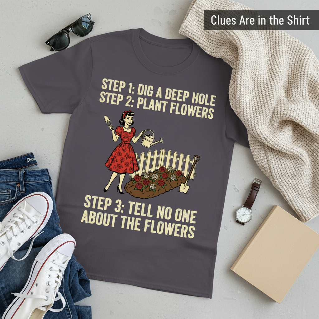 Tell No One About the Flowers T-Shirt__pair