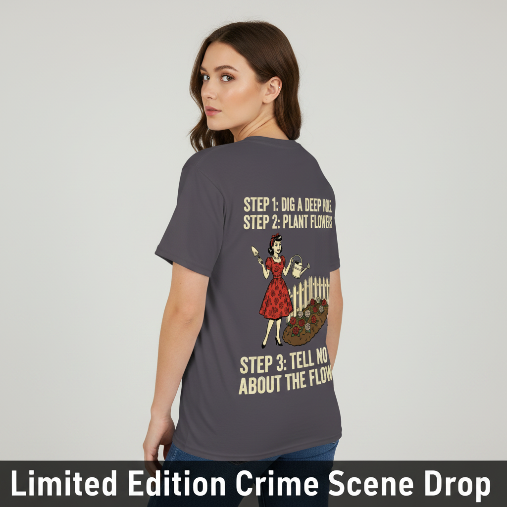 Tell No One About the Flowers T-Shirt__space
