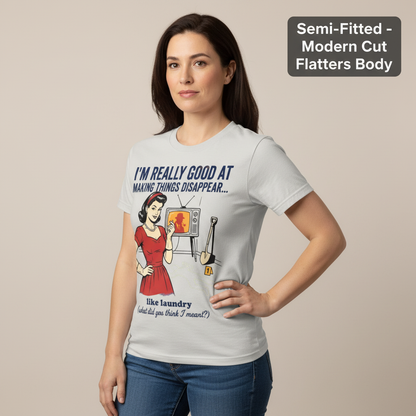 Making Things Disappear Retro Humor T-Shirt__benefit