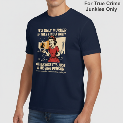 Retro Dark Humor Detective Twist T-Shirt__hero