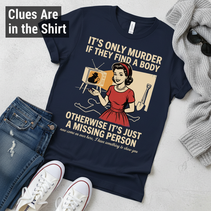 Retro Dark Humor Detective Twist T-Shirt__pair