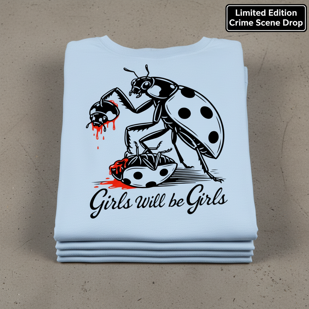 Girls Will Be Girls T-Shirt_stacked_flatlay