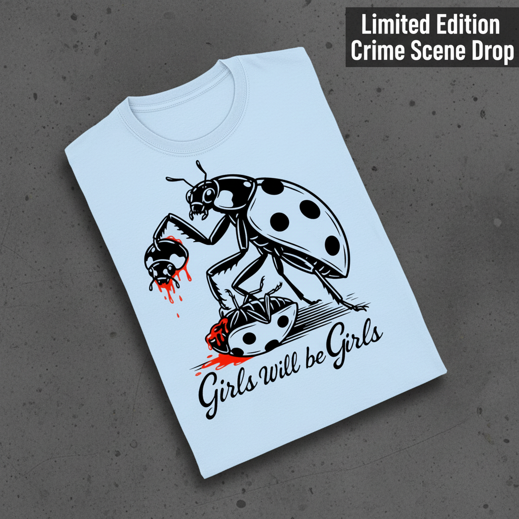 Girls Will Be Girls T-Shirt_fold_tilt