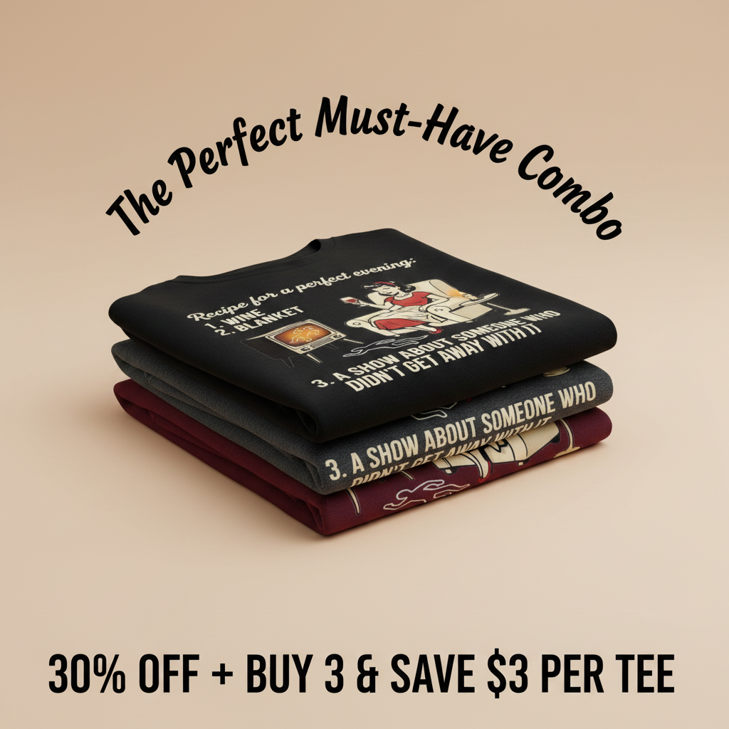 Perfect True Crime Evening T-Shirt_stacked_promotion