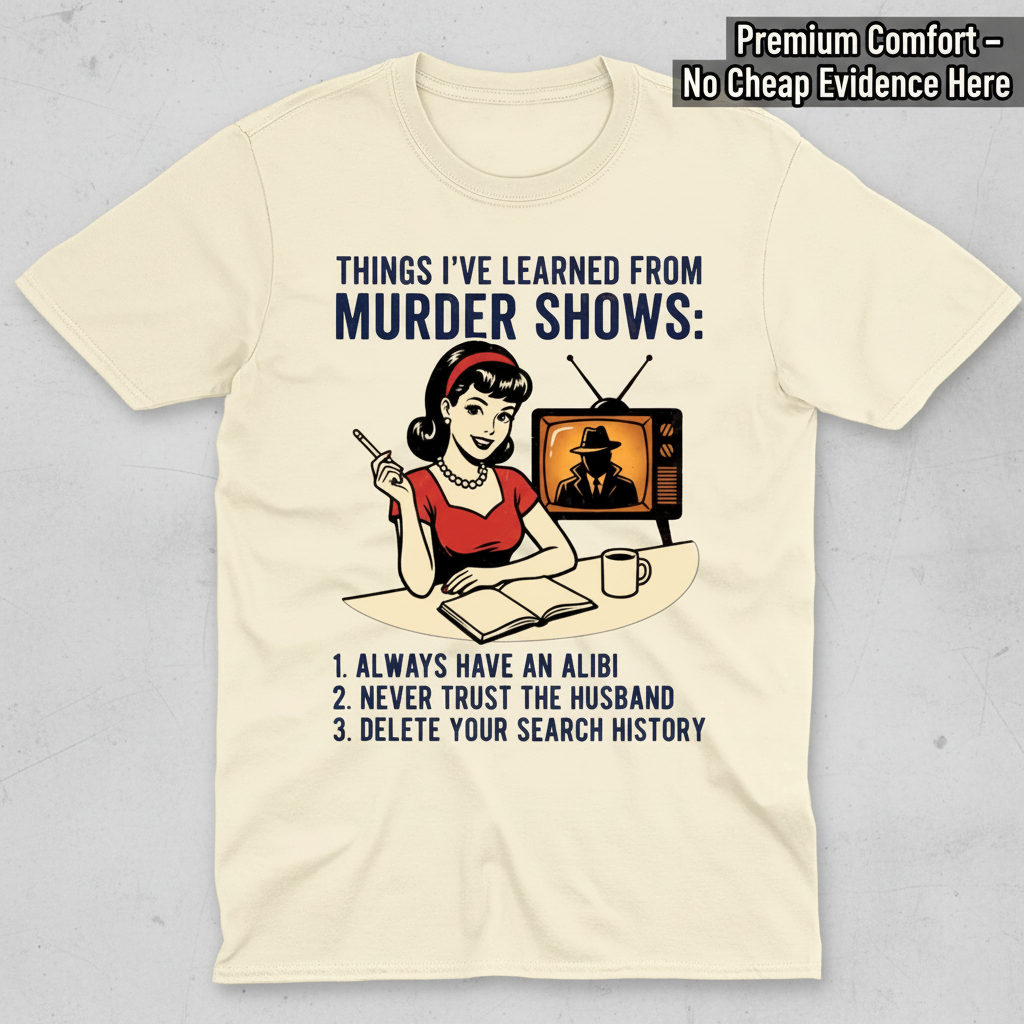 Murder Show Life Lessons T-Shirt_clean