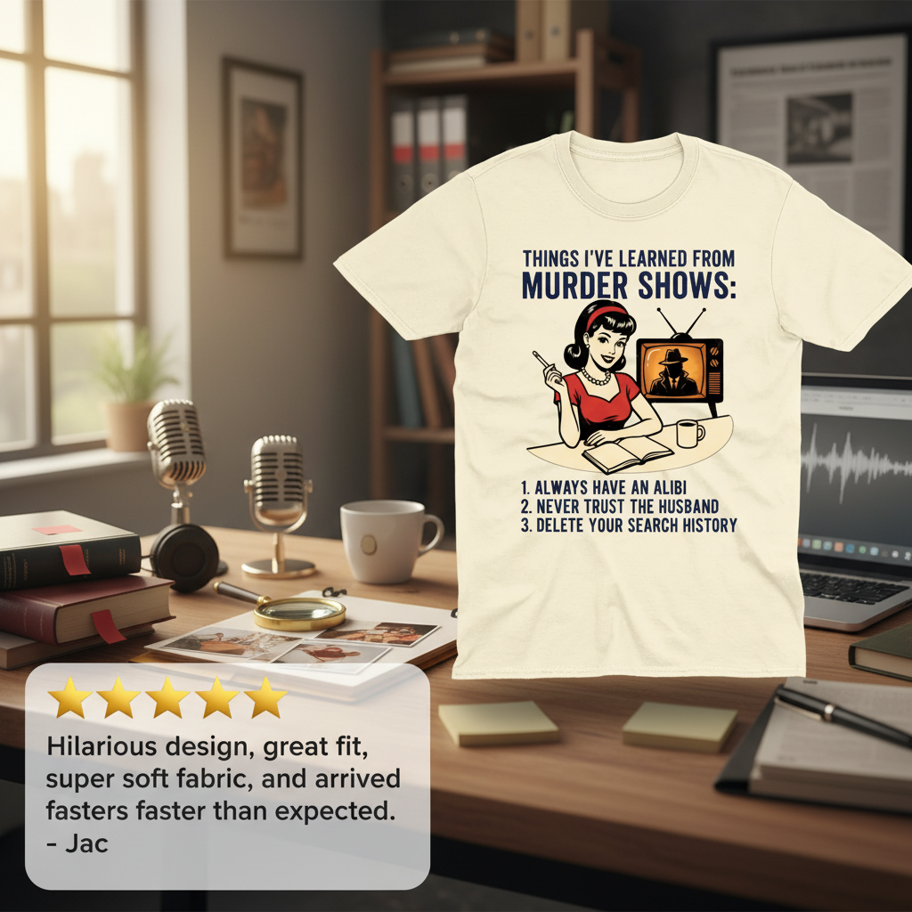 Murder Show Life Lessons T-Shirt_review_5star