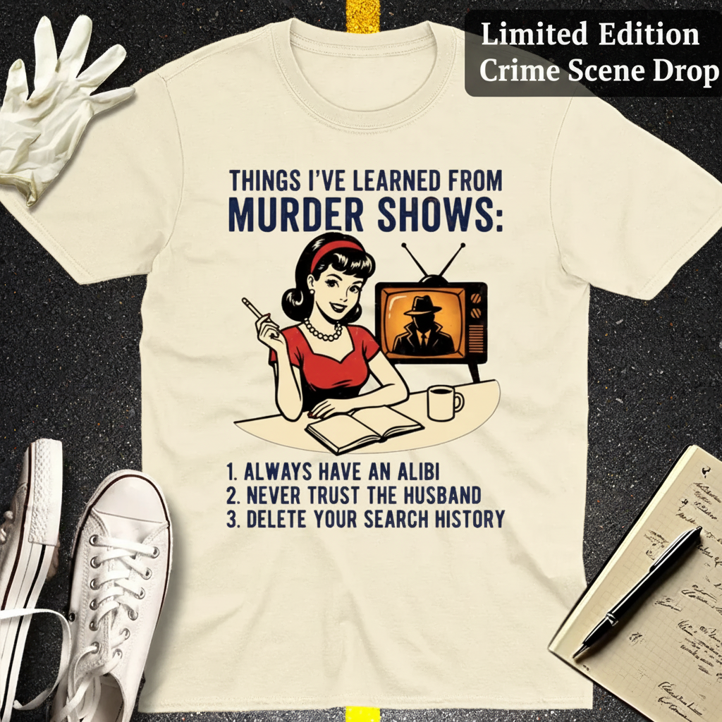 Murder Show Life Lessons T-Shirt_fold_tilt