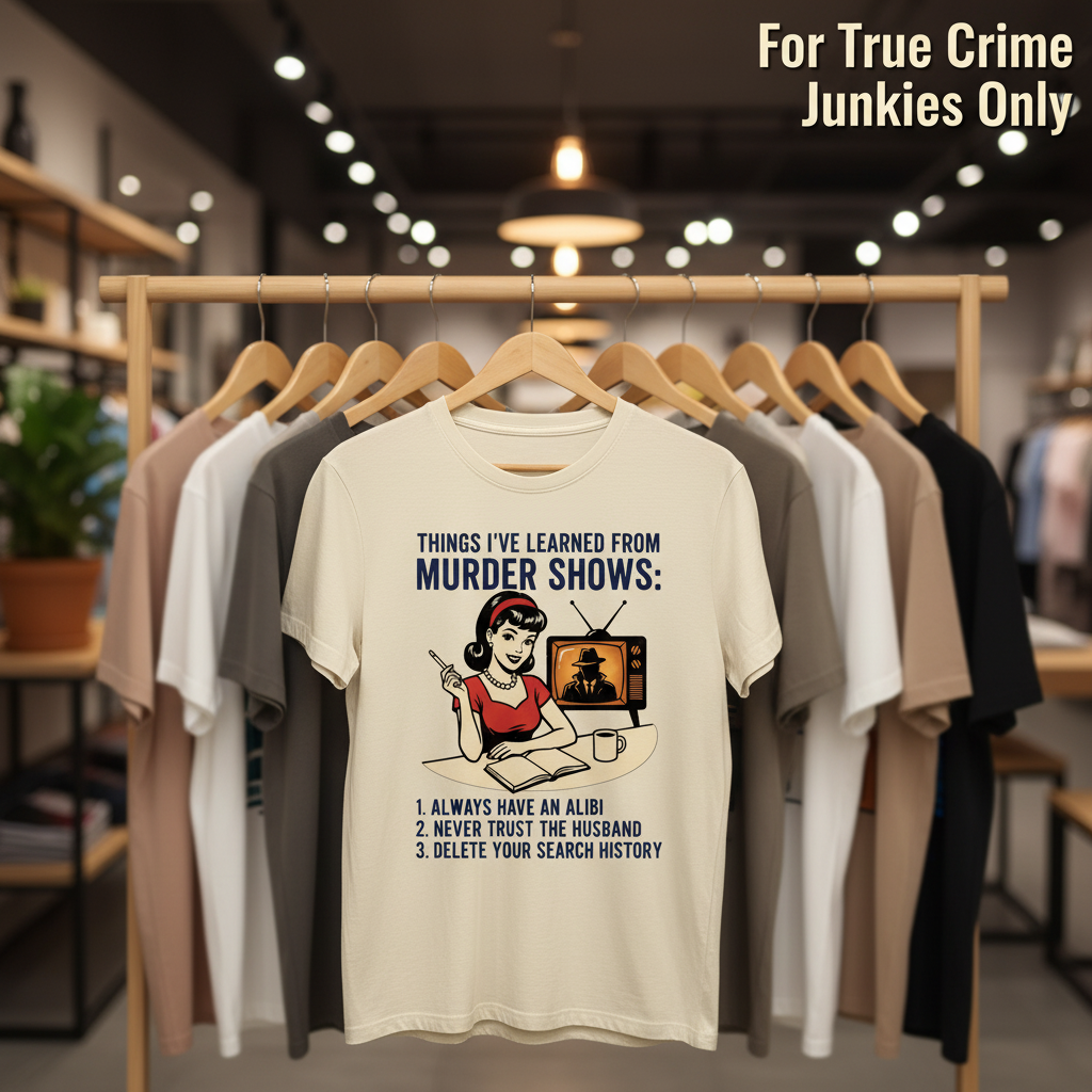 Murder Show Life Lessons T-Shirt_boutique_rack