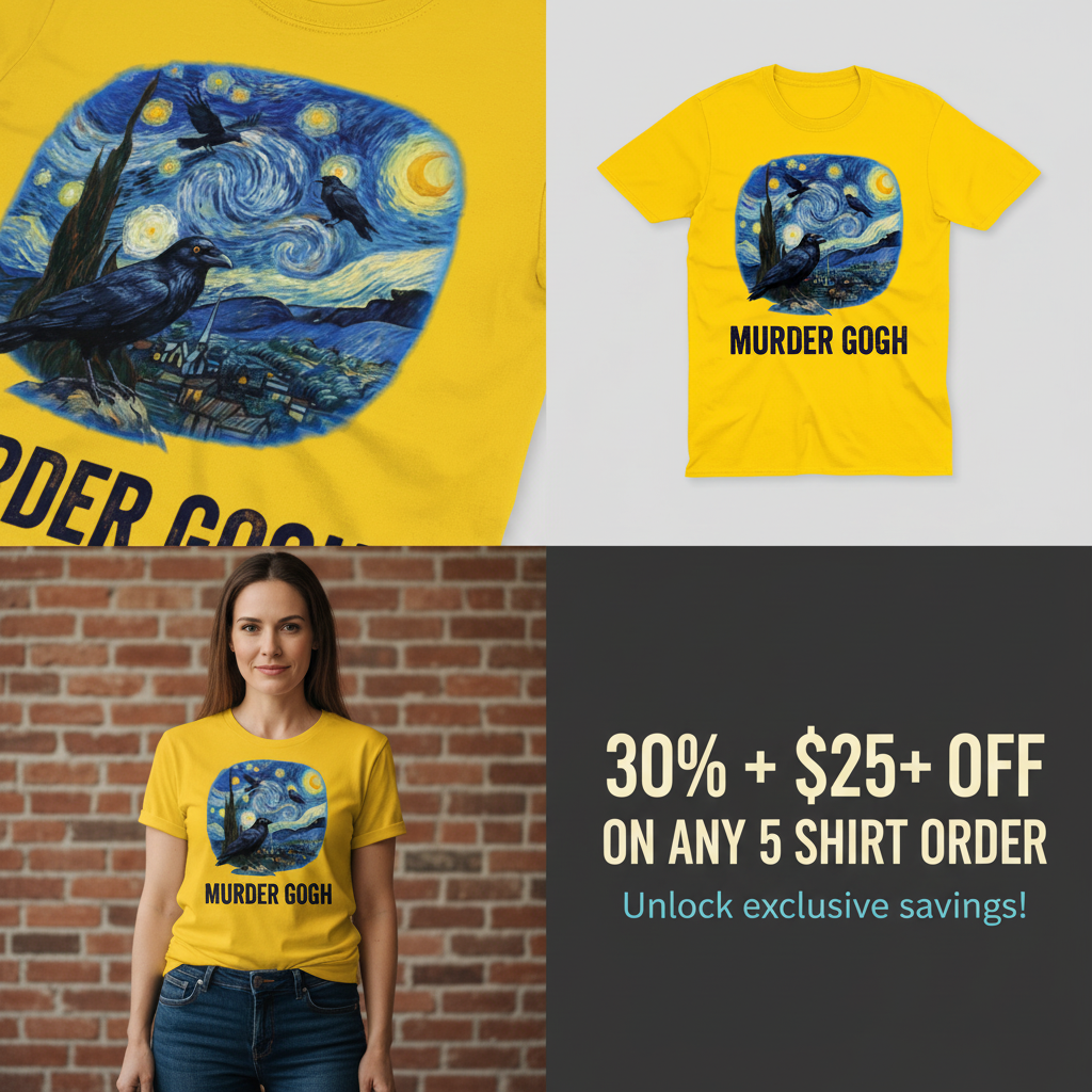 Murder Gogh T-Shirt_4_panel
