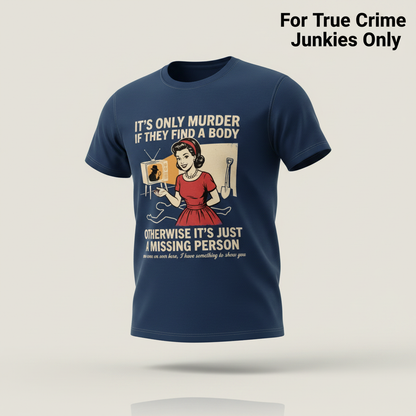 Retro Dark Humor Detective Twist T-Shirt_3d_float
