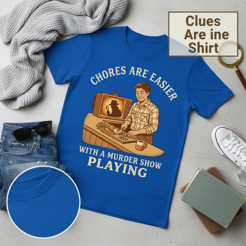 Chores Are Easier With a Murder Show Playing T-Shirt__pair
