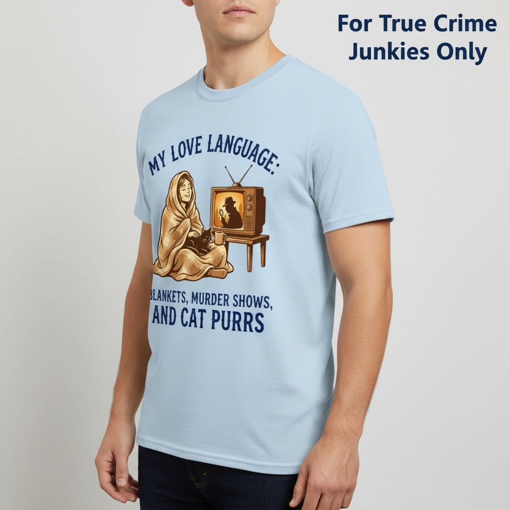Cozy Murder Show Cat Lover T-Shirt__hero