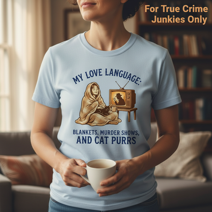Cozy Murder Show Cat Lover T-Shirt__lifestyle