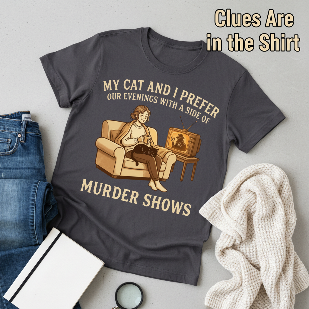 Cozy Murder Show Evenings T-Shirt__pair