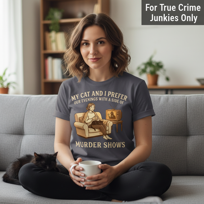 Cozy Murder Show Evenings T-Shirt__lifestyle