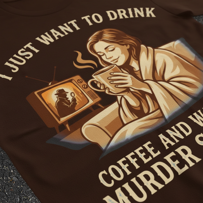 Coffee & Murder Shows Comfort T-Shirt__detail