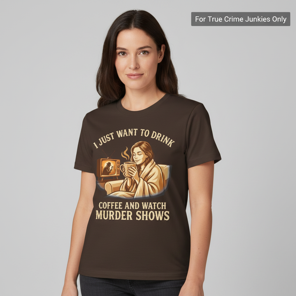 Coffee & Murder Shows Comfort T-Shirt__hero