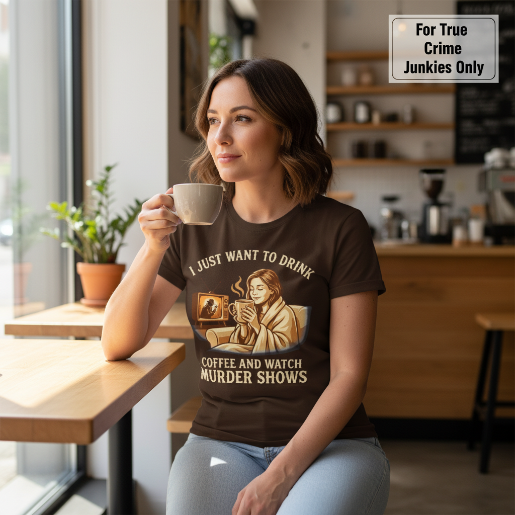 Coffee & Murder Shows Comfort T-Shirt__lifestyle