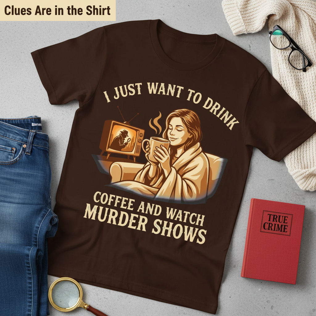 Coffee & Murder Shows Comfort T-Shirt__pair