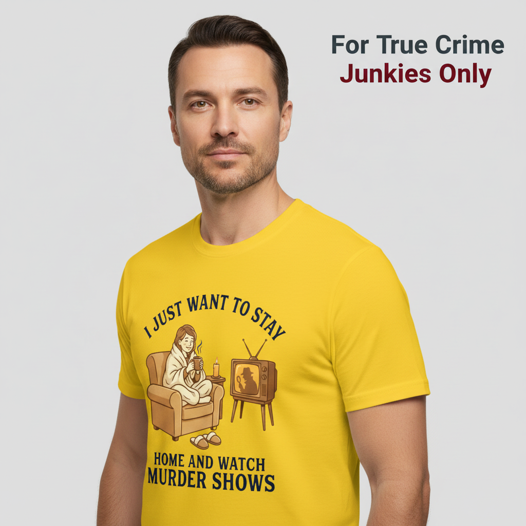 Stay Home and Watch Murder Shows T-Shirt__hero
