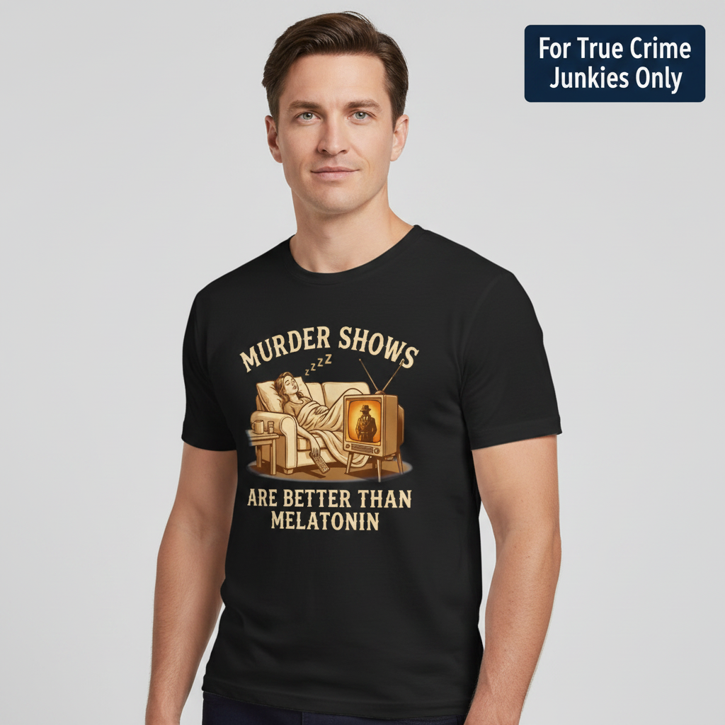 Murder Shows Are Better Than Melatonin T-Shirt__hero