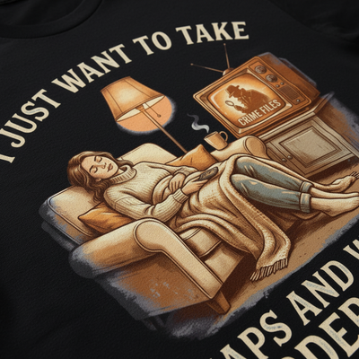Naps and Murder Shows T-Shirt__detail