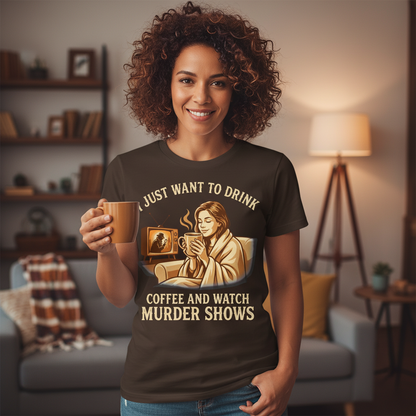Coffee & Murder Shows Comfort T-Shirt_dual_lifestyle