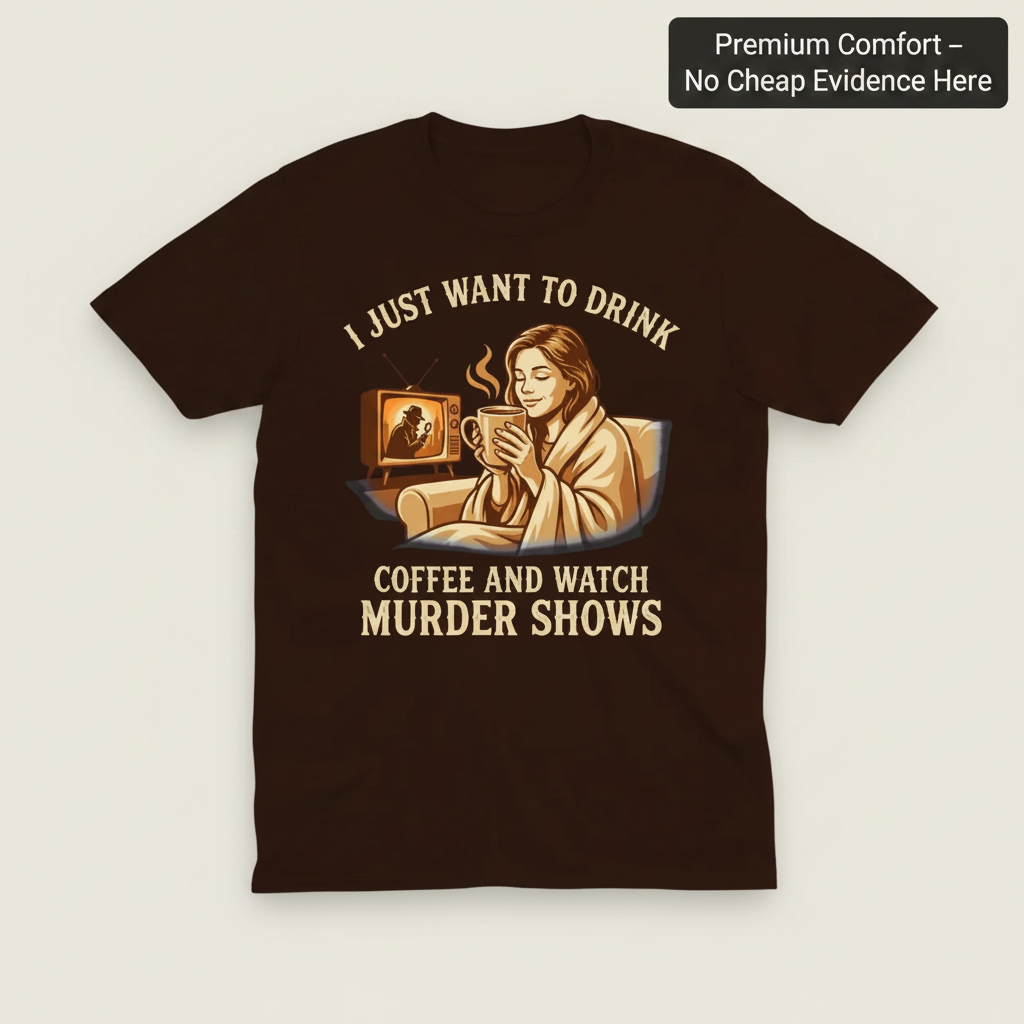 Coffee & Murder Shows Comfort T-Shirt_clean
