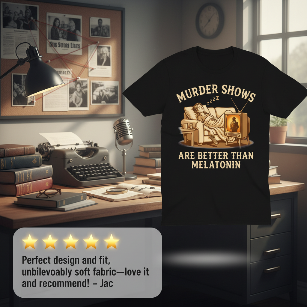Murder Shows Are Better Than Melatonin T-Shirt_review_5star