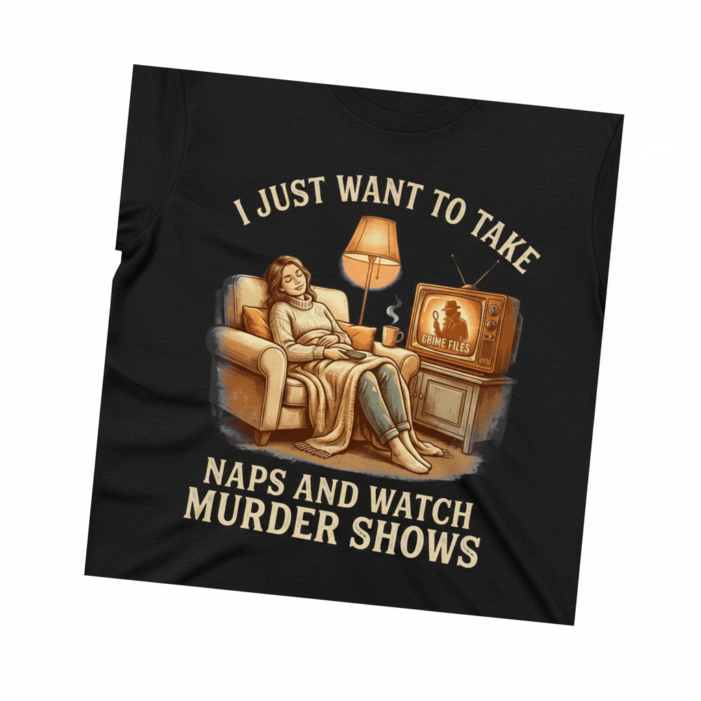 Naps and Murder Shows T-Shirt_extreme_za