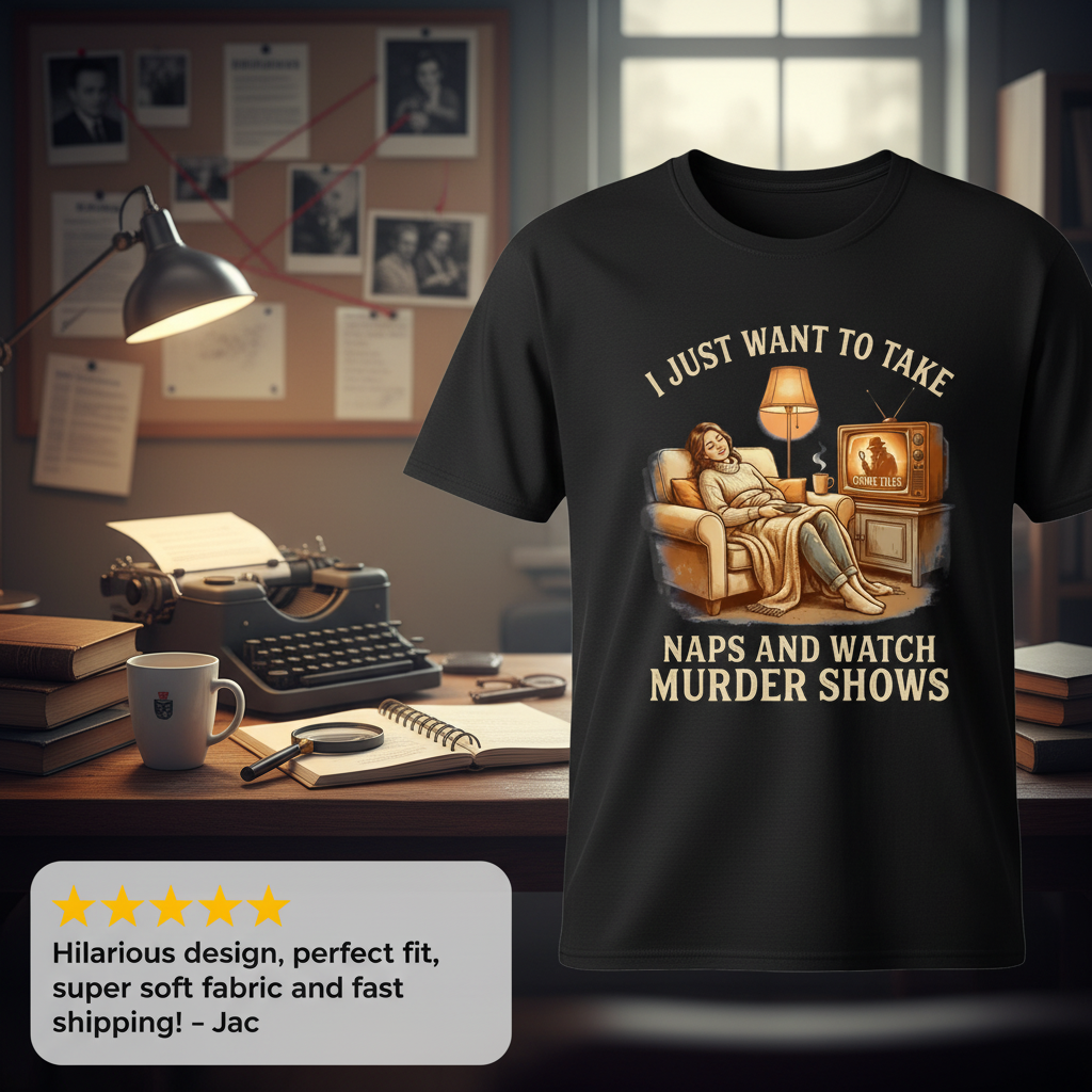 Naps and Murder Shows T-Shirt_review_5star