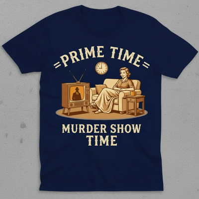 Prime Time Murder Show Time T-Shirt_3_model