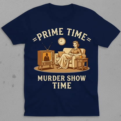 Prime Time Murder Show Time T-Shirt_3_model