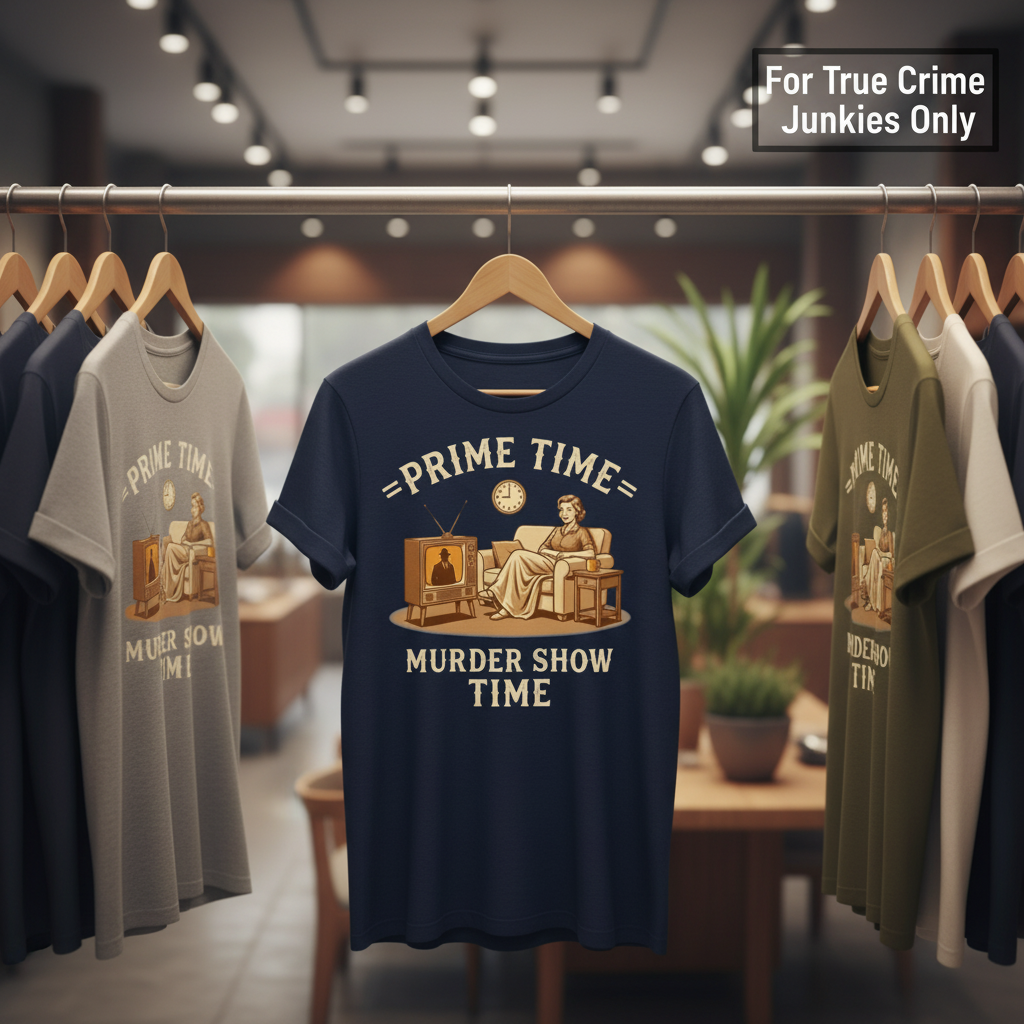 Prime Time Murder Show Time T-Shirt_boutique_rack