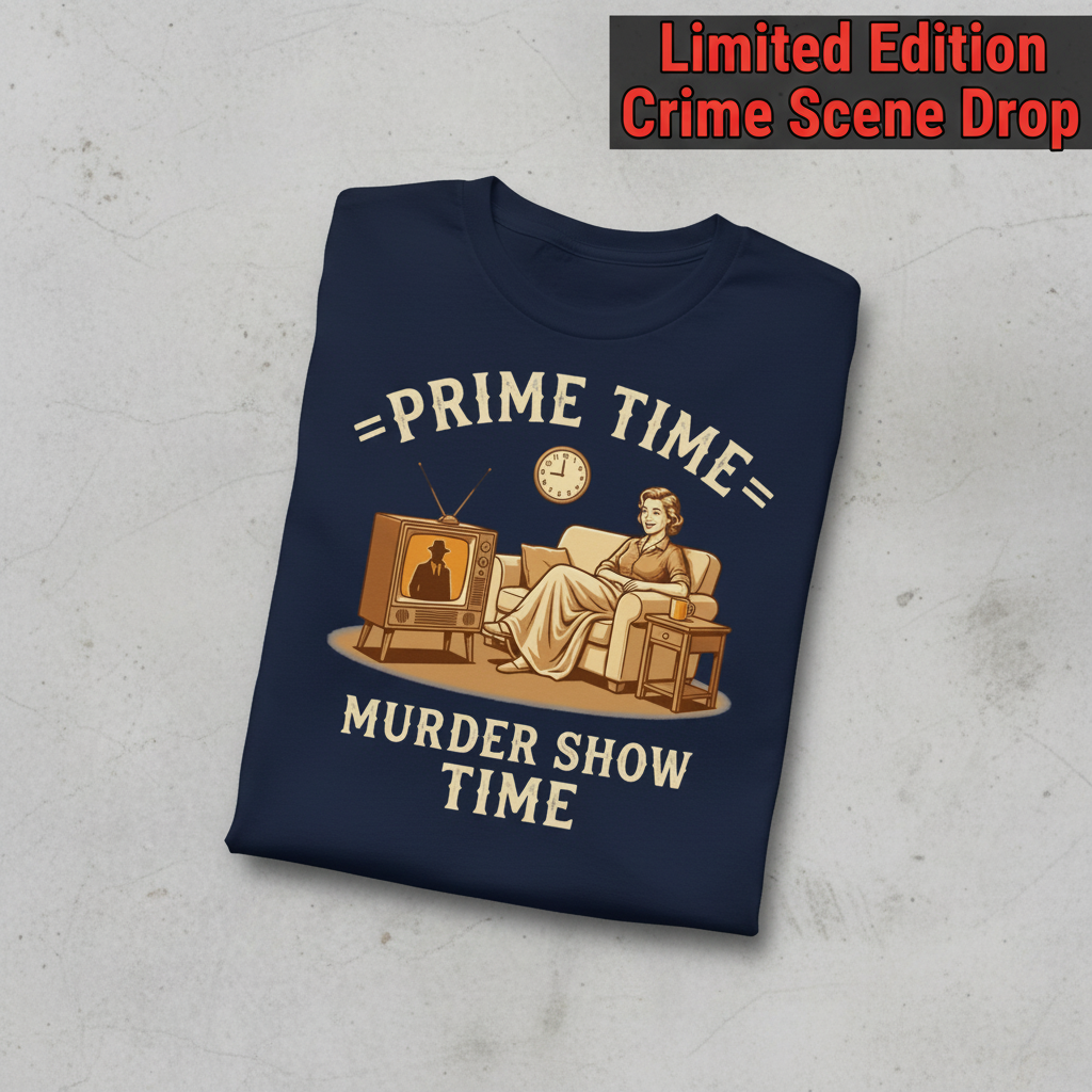 Prime Time Murder Show Time T-Shirt_fold_tilt