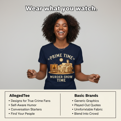 Prime Time Murder Show Time T-Shirt_product_table