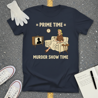 Prime Time Murder Show Time T-Shirt_dual_lifestyle