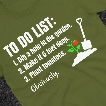 Funny Garden To‑Do List T-Shirt_extreme_za