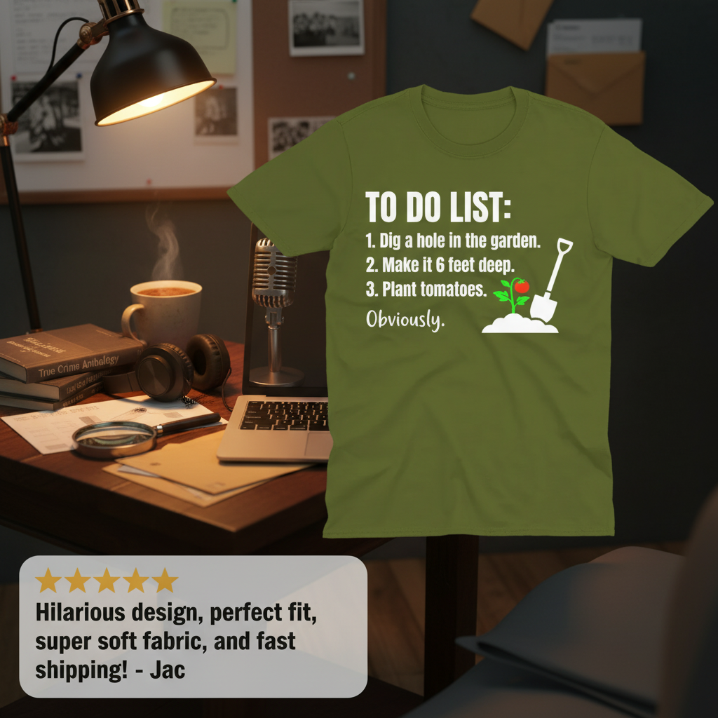 Funny Garden To‑Do List T-Shirt_review_5star